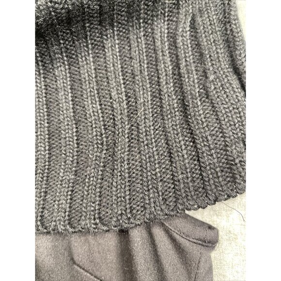 Calvin Klein Women's Sheath Style Dress Size L Black Sleeveless Sweater Collar - Picture 8 of 13